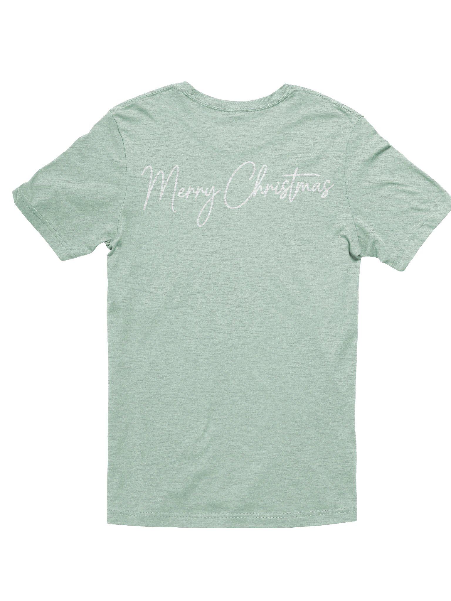 Vintage Merry Christmas Santa T-Shirt – Retro Holiday Graphic Tee with Candy Canes & Festive Typography product image (2)