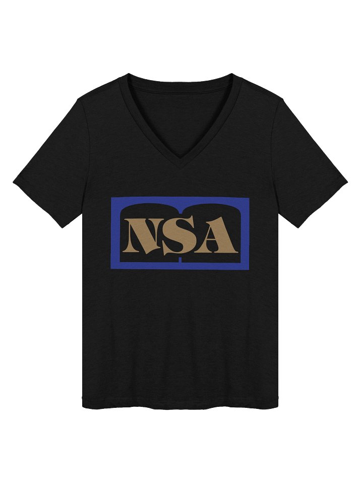 NSA logo Women's Relaxed V-Neck T-Shirt product image (1)