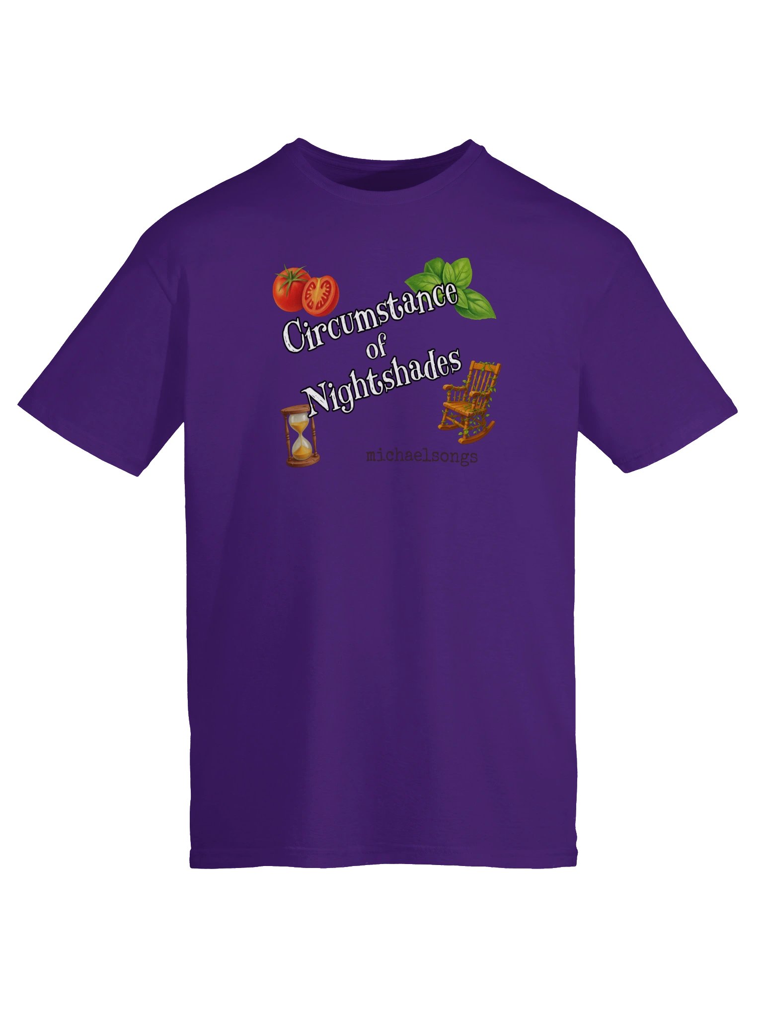 supersoft tee w/Circumstance of Nightshades graphic & lyrics product image (1)