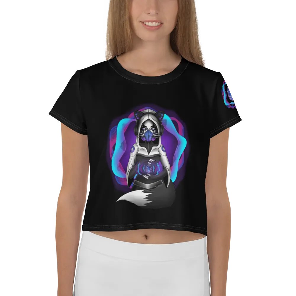 Galactic Waves Cropped T-Shirt product image (1)