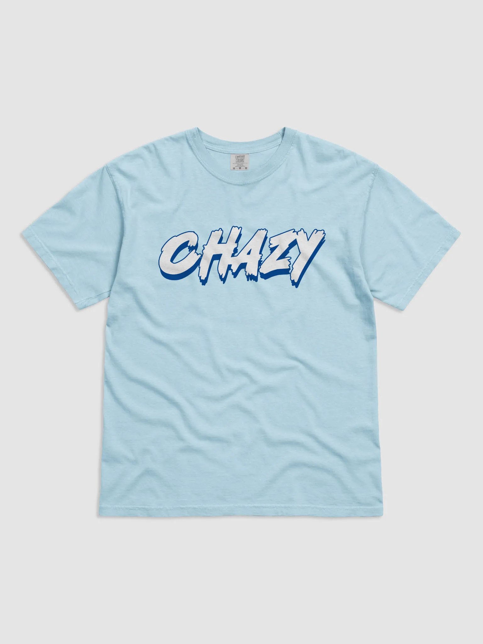 Printed Chazy blue T-shirt product image (1)