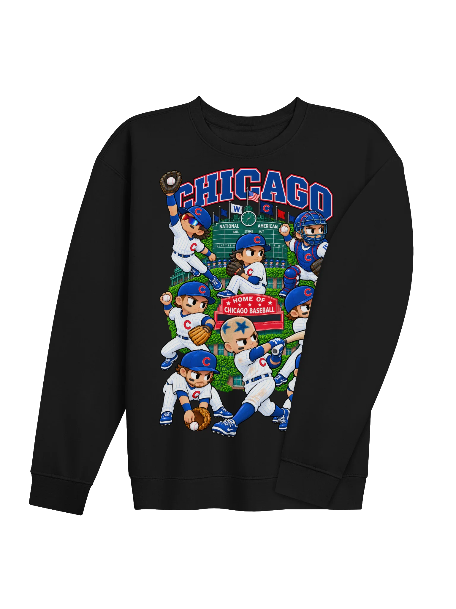Chicago Northside Baseball 2026 Animated Player Crewneck product image (4)