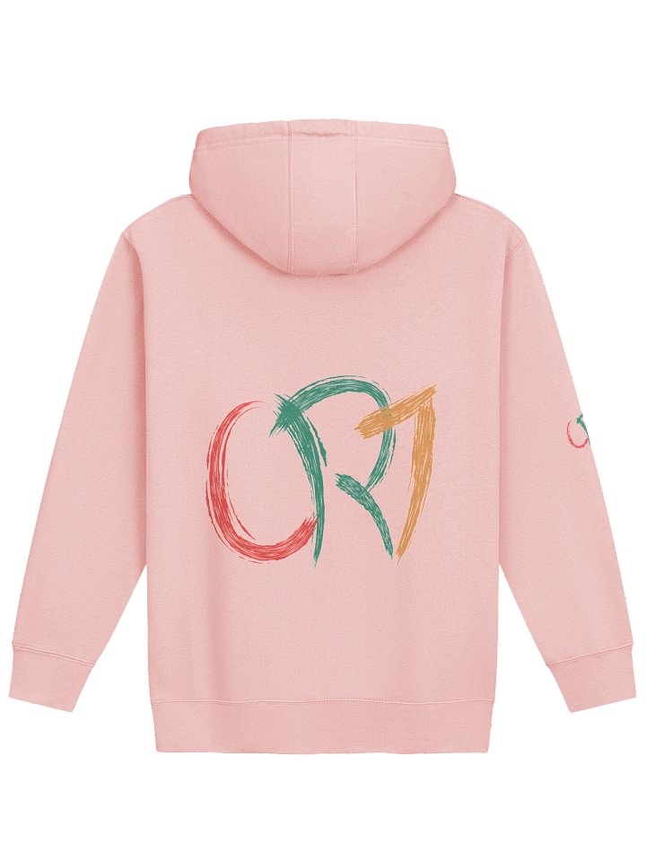 CR7 Artistic Brushstroke Pink Hoodie – Soft Premium Pullover product image (2)