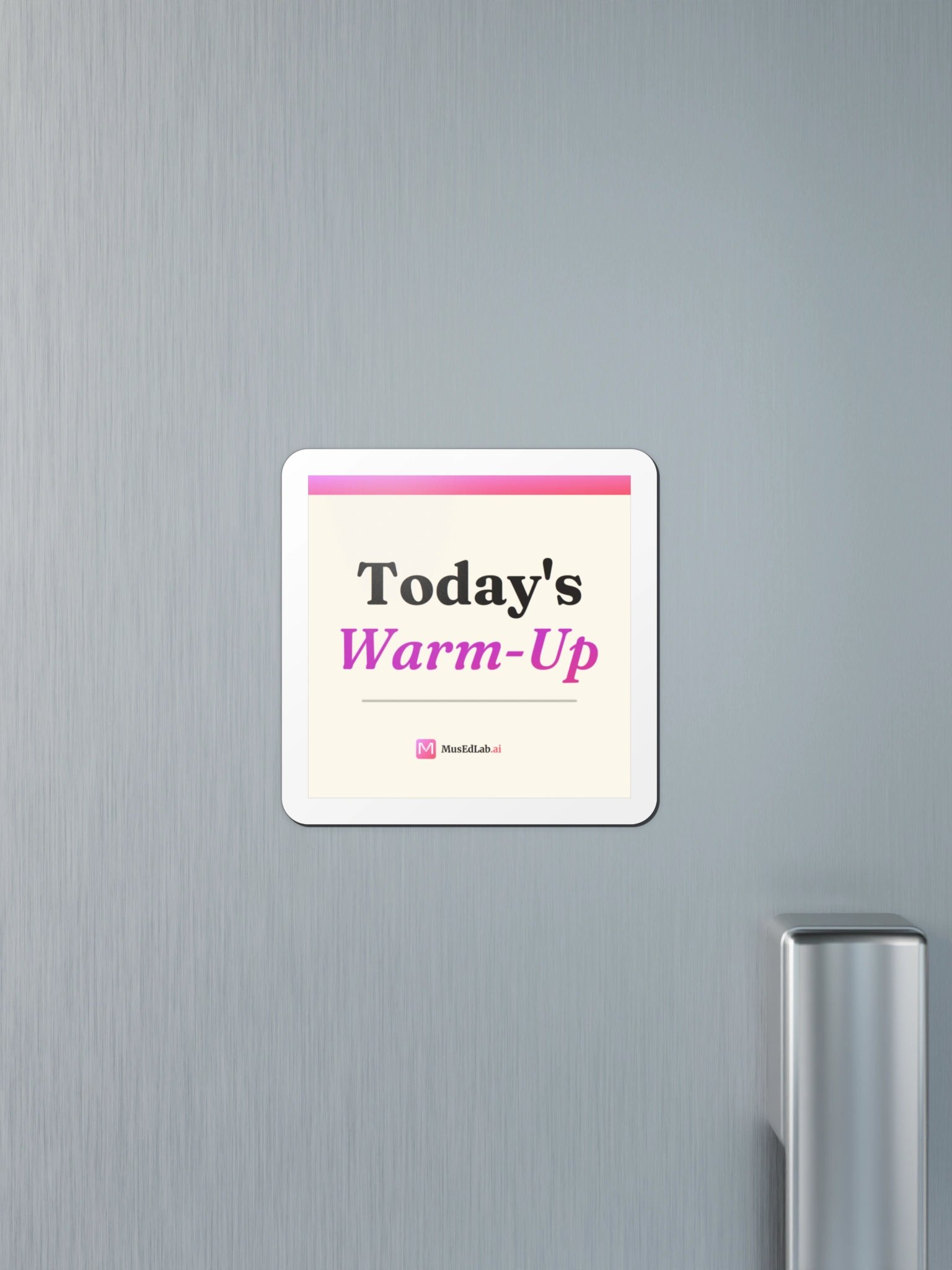 Today's Warm-Up Whiteboard Magnet product image (4)