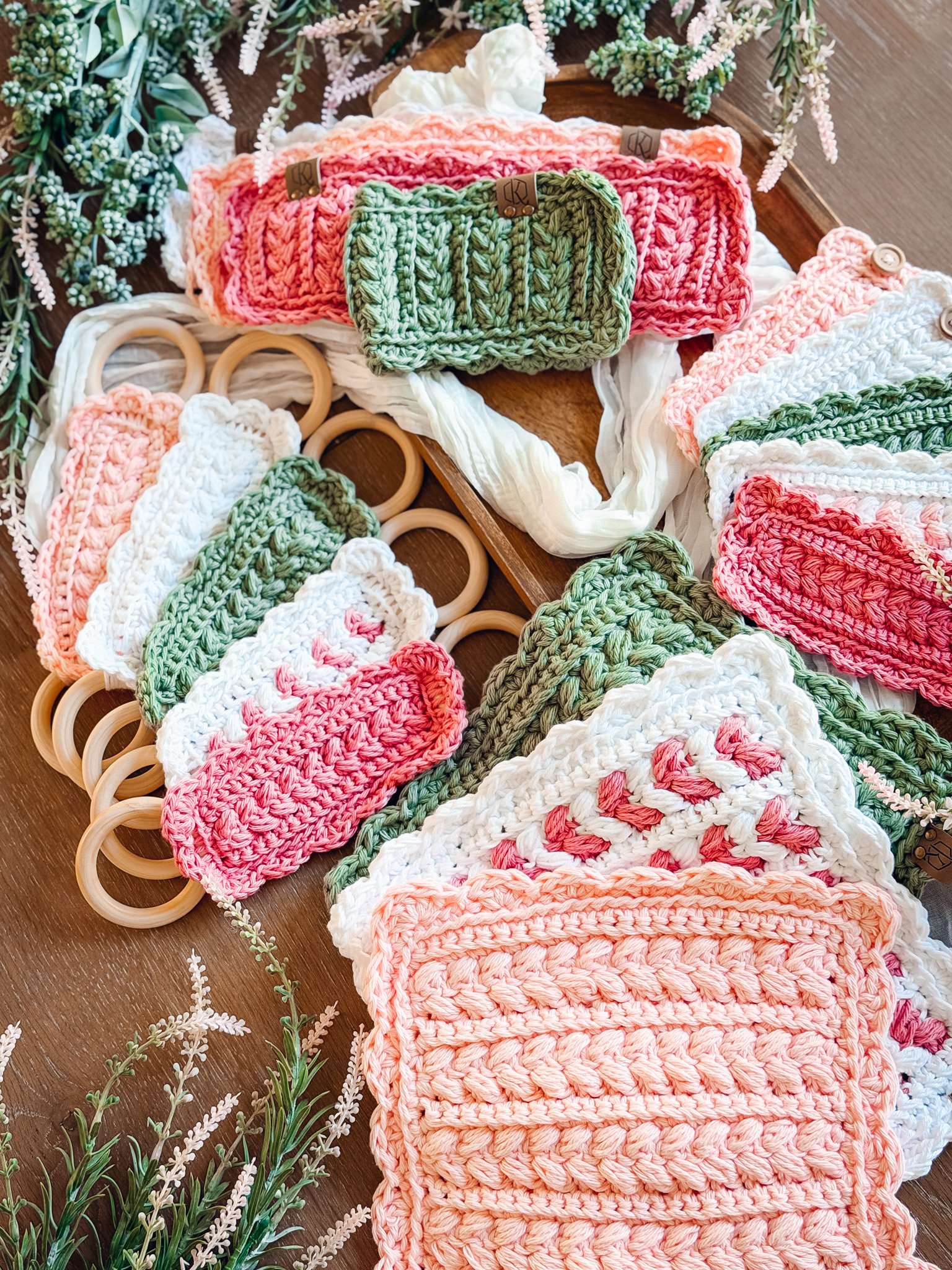 Wheat Stitch™ Scalloped Home Collection 4 Pattern Quick Crochet Set product image (4)