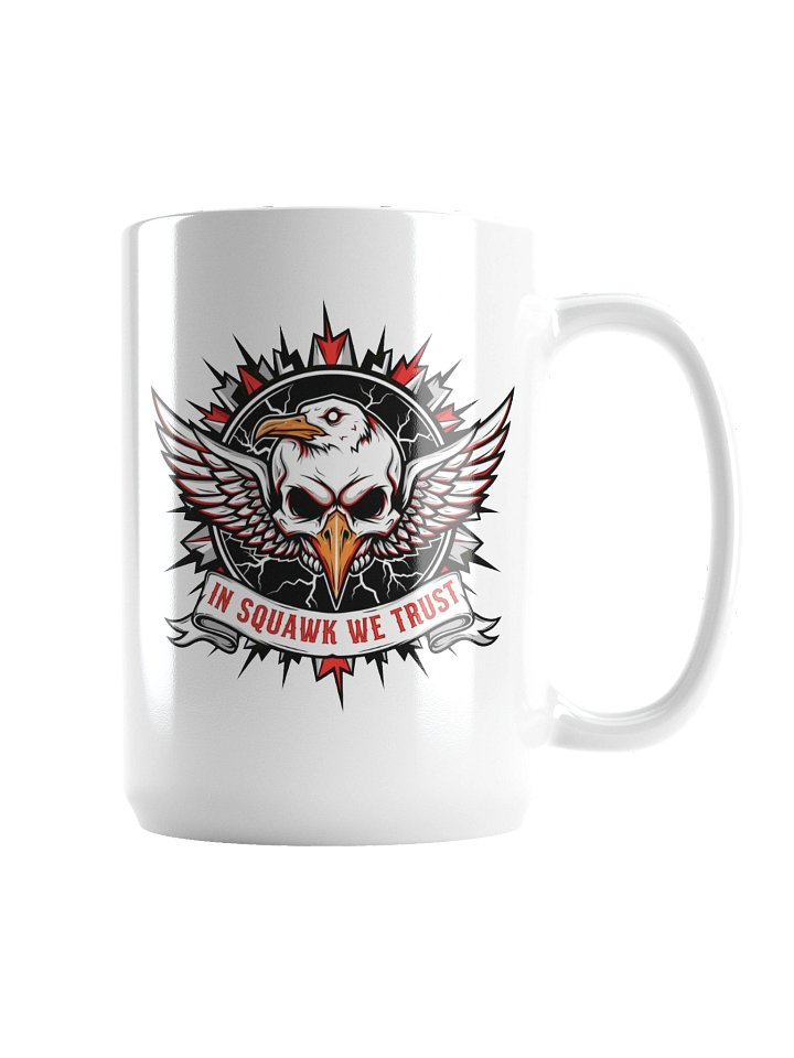 In Squawk We Trust Metal Mug product image (2)