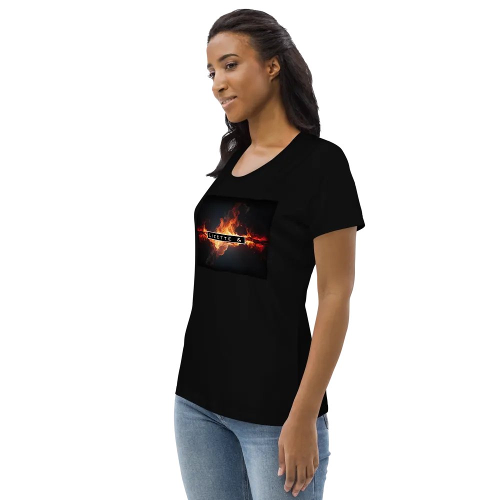 Lizette & logo on fire womens tee (EU only) product image (5)