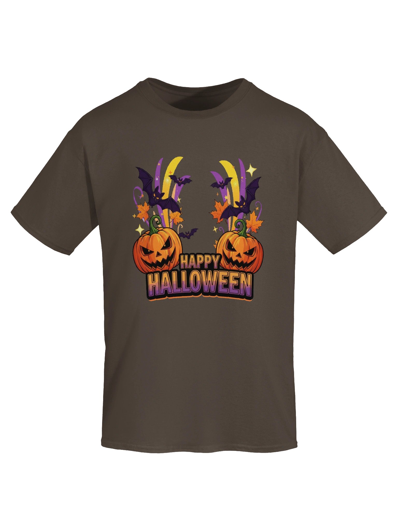Happy Halloween Spooky Pumpkin Bat Fall T-Shirt product image (41)