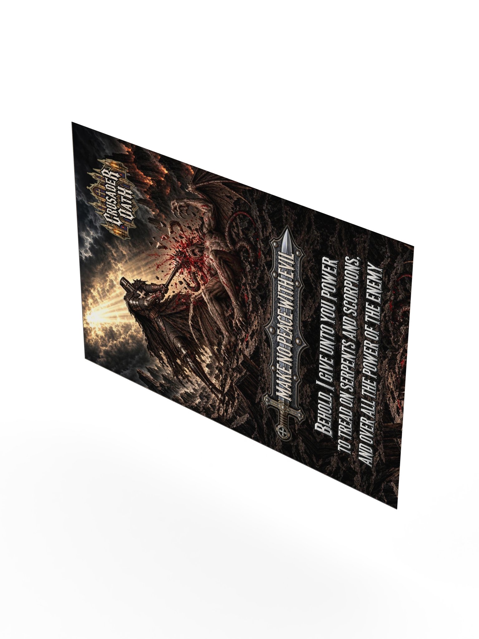 Make No Peace With Evil Posters product image (16)