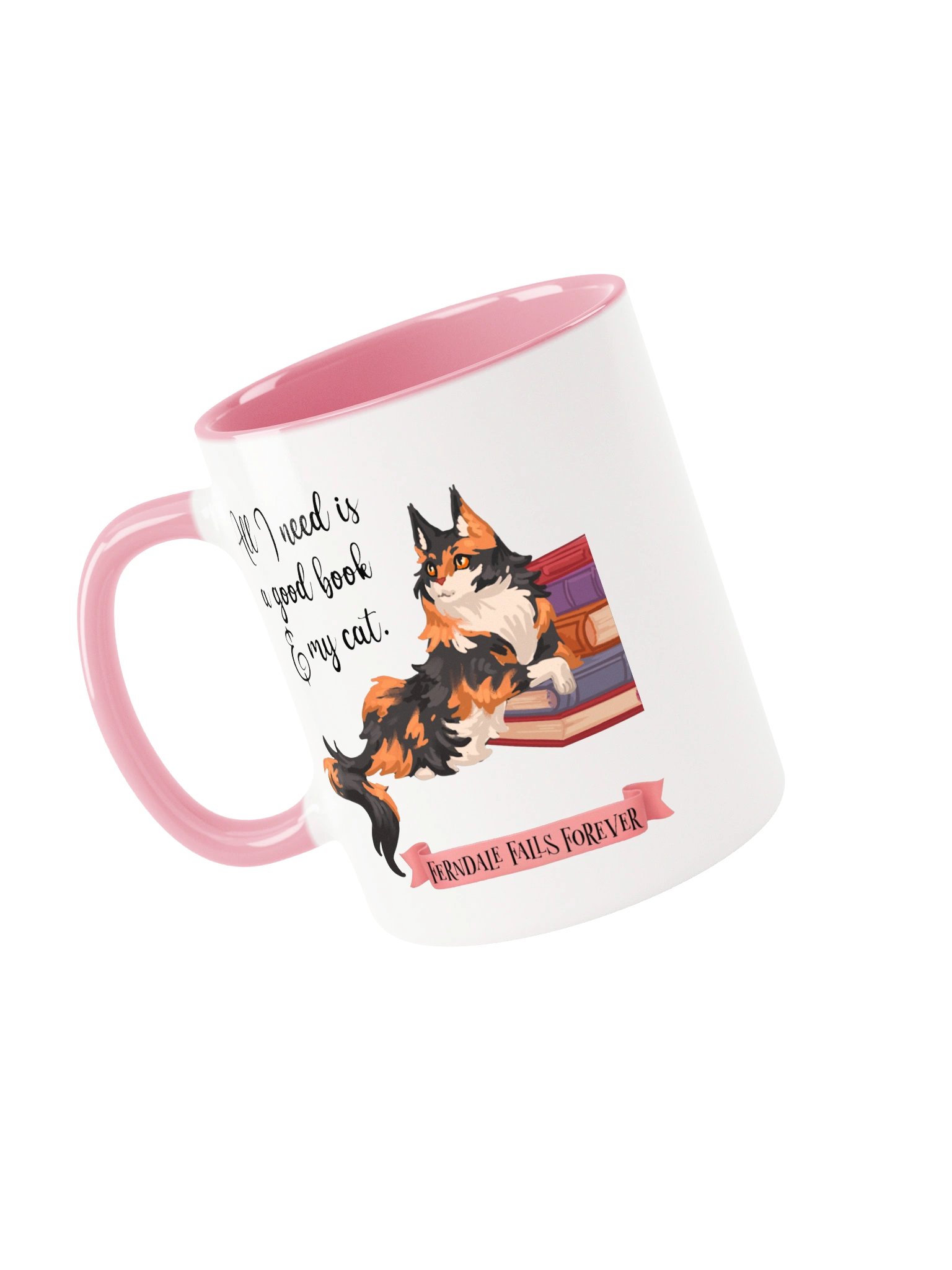 Book and Cat Mug product image (2)