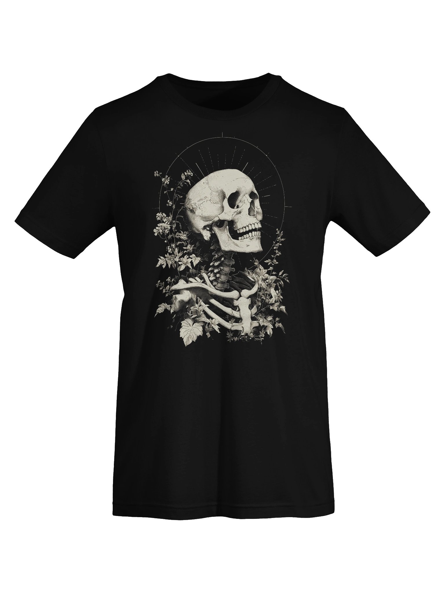 Corpus Hermeticum - Nature of the Corruptible Body, Divine Spirit of Man and Nature, Occult Woodcut T-Shirt product image (7)