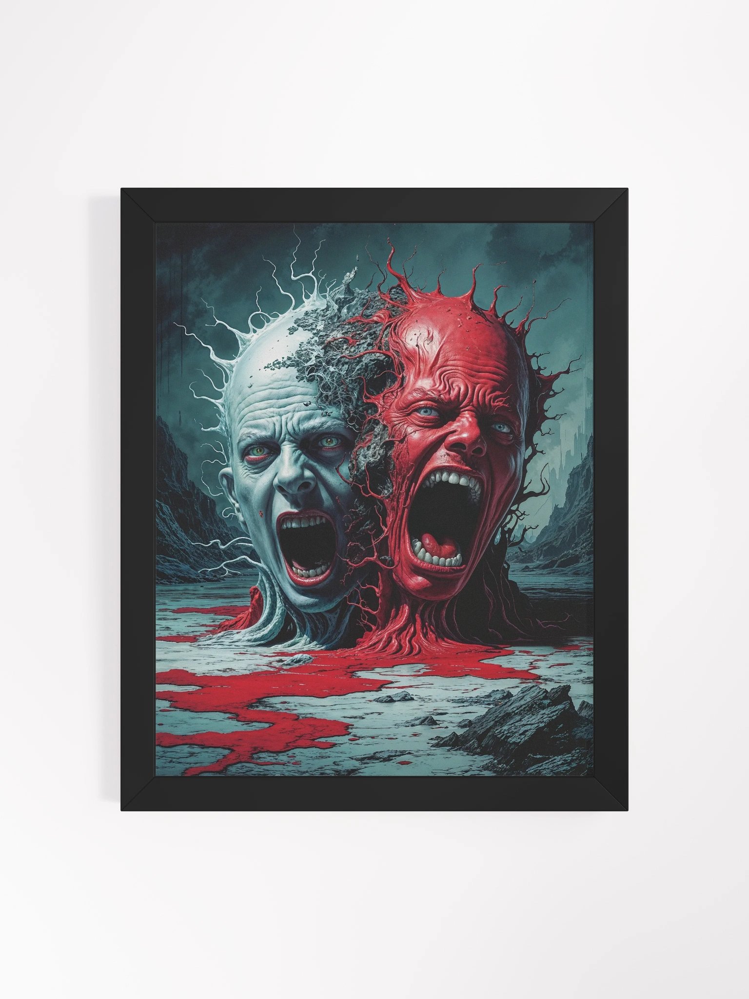 The Split of Suffering Framed Print product image (4)