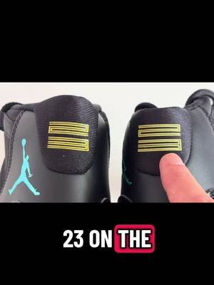 ‘Heel’ Air Jordan 11 Gamma Blue 2025 Real Vs. Fake #nike #airjordan #jordan #jordans #sneakers 