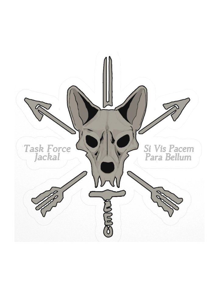 Kiss Cut Stickers - Jackal Head product image (1)