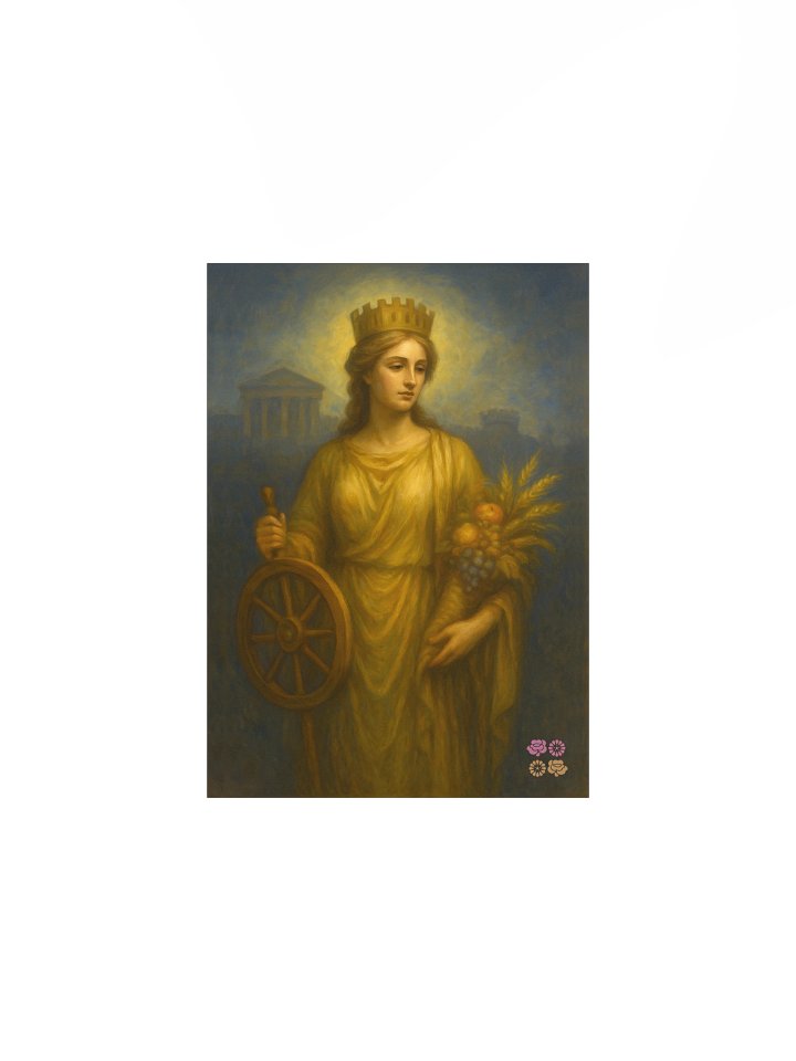Goddess Fortuna Muliebris Mini-Poster product image (1)