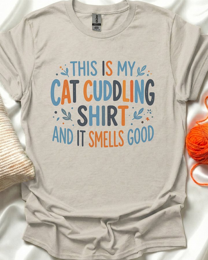 Cat Cuddling T-Shirt product image (1)