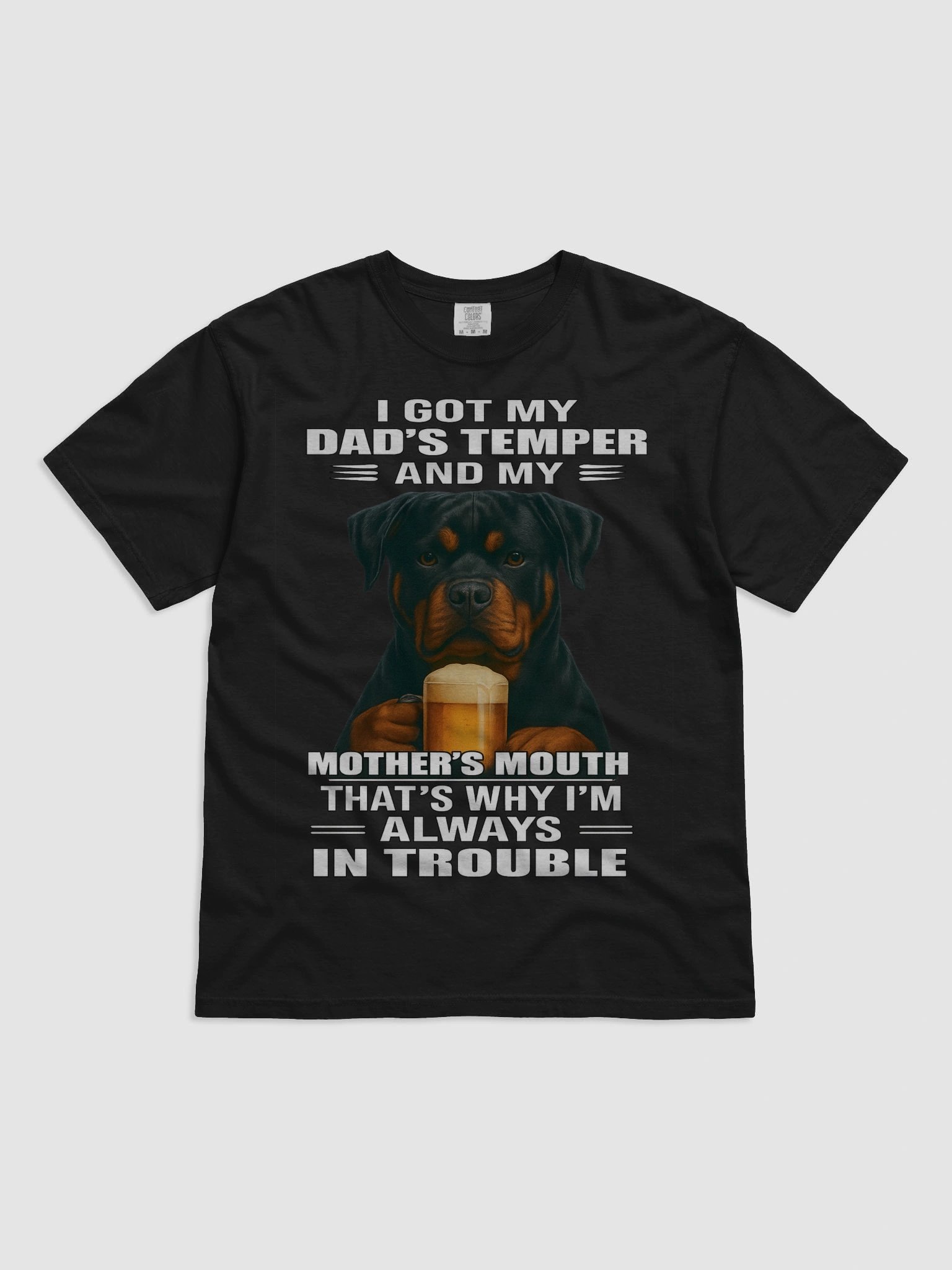 Troublemaker Rottweiler Tee product image (1)
