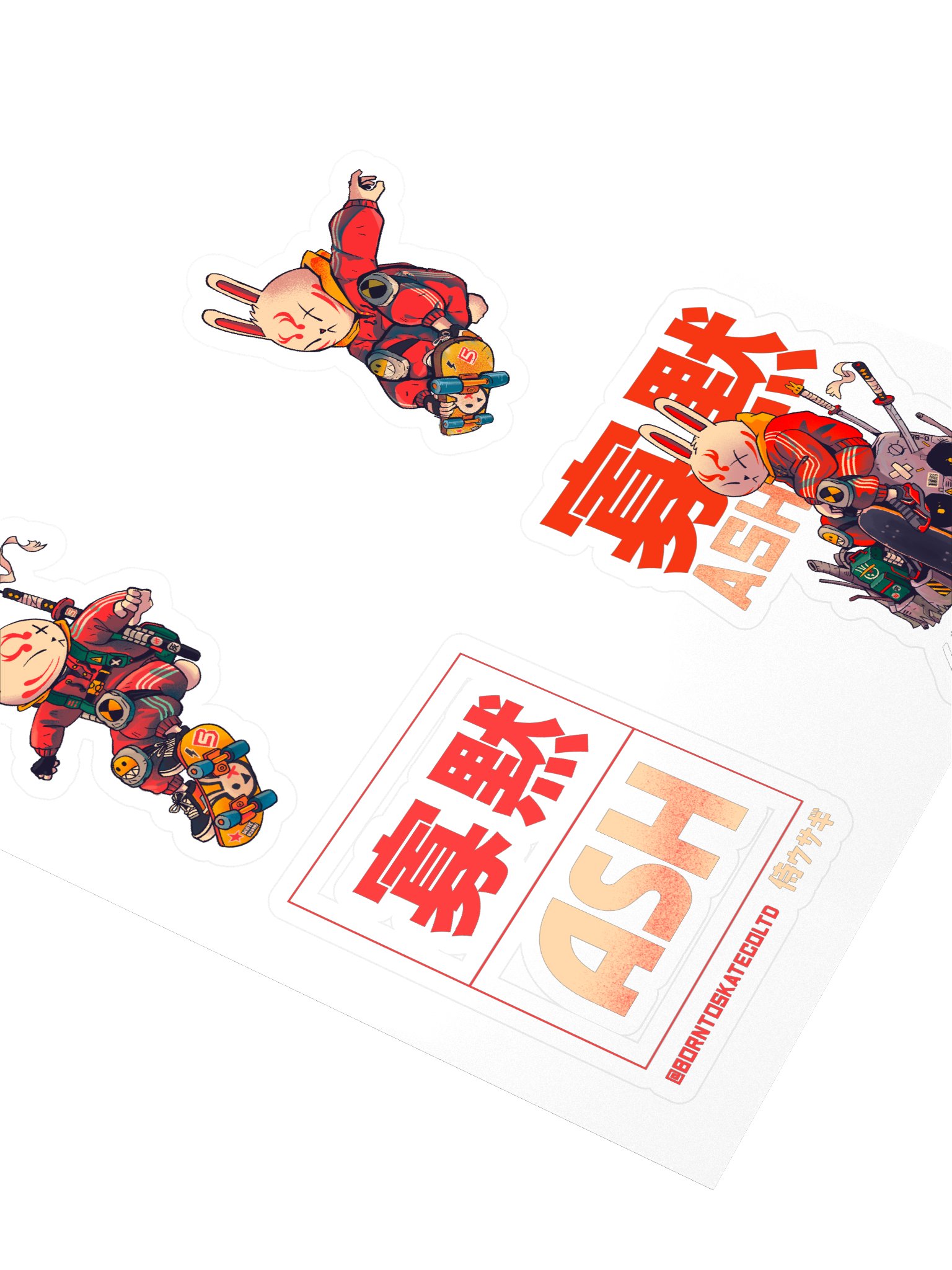 Silent Ash Sticker Sheet product image (3)