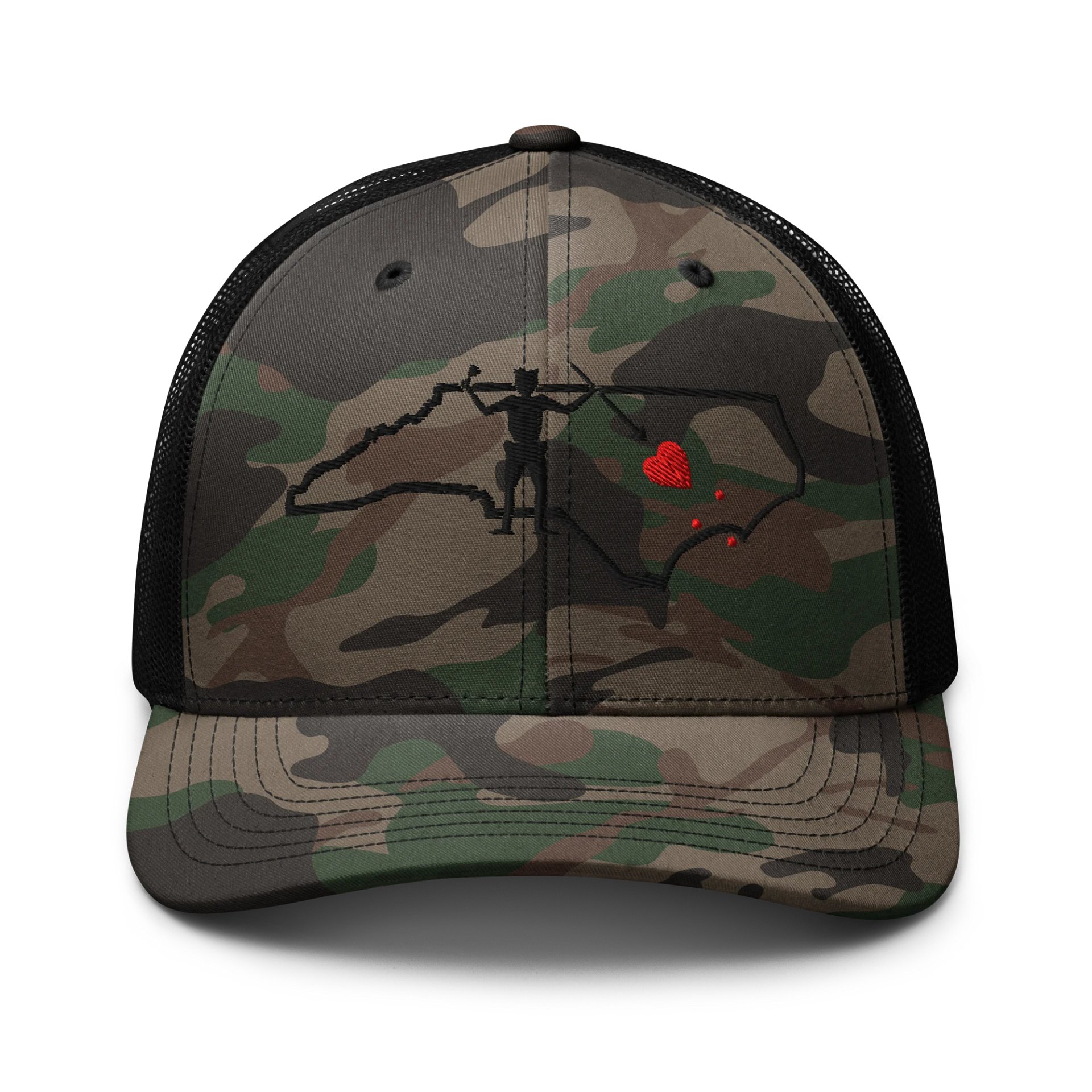 NC Blackbeard Camo Trucker Hat product image (1)