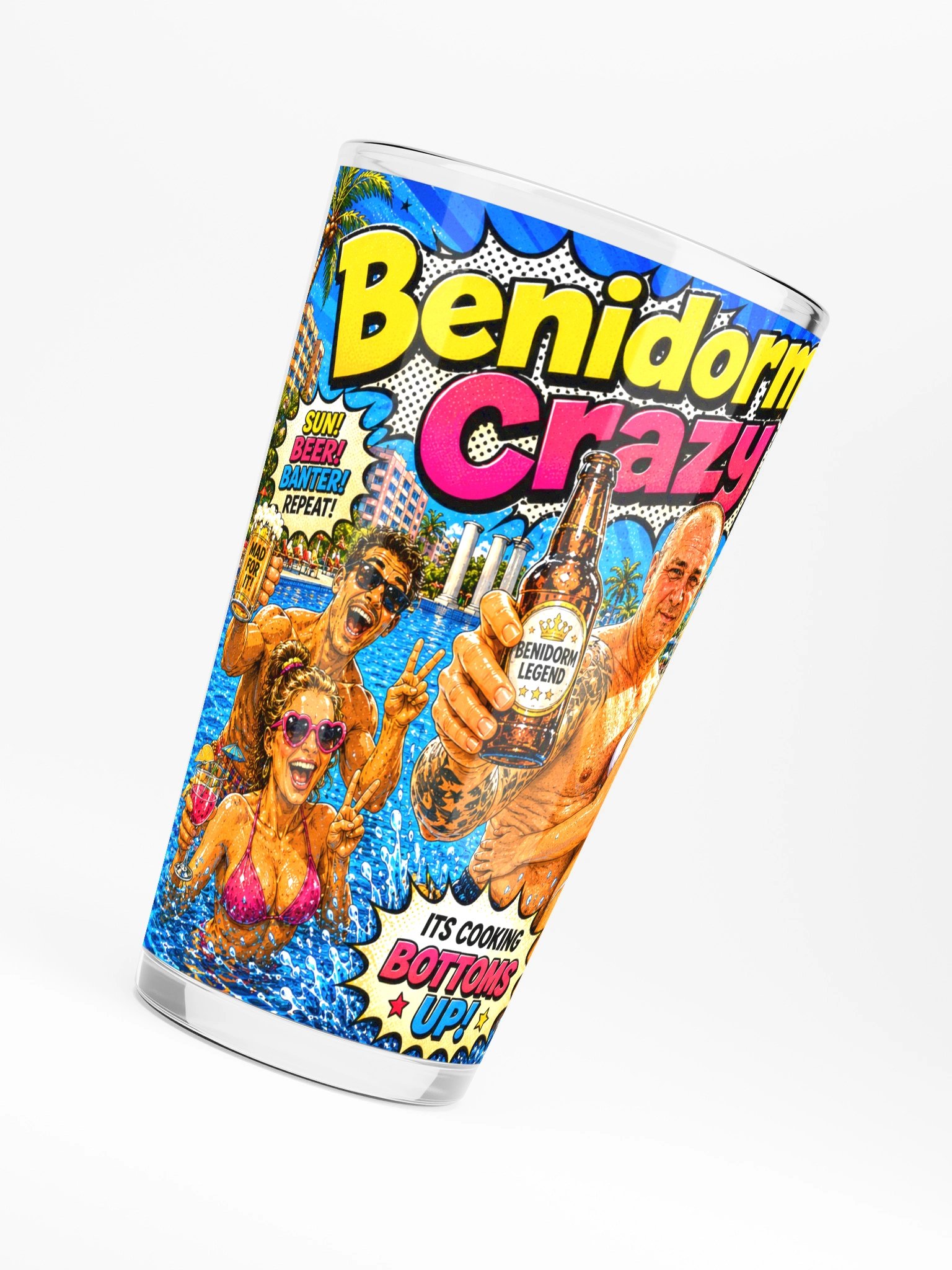 Benidorm Crazy E Pint Glass Its Cooking product image (6)