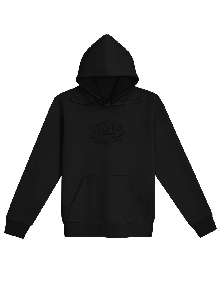 Jesus Saves Hoodie (black text) product image (1)