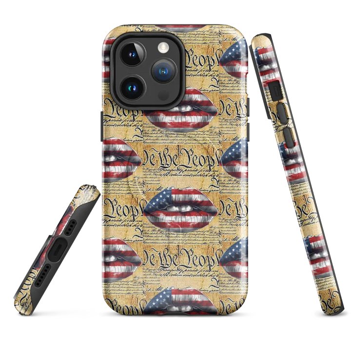 iphone Patriotic Lips MagSafe® Tough Case product image (4)
