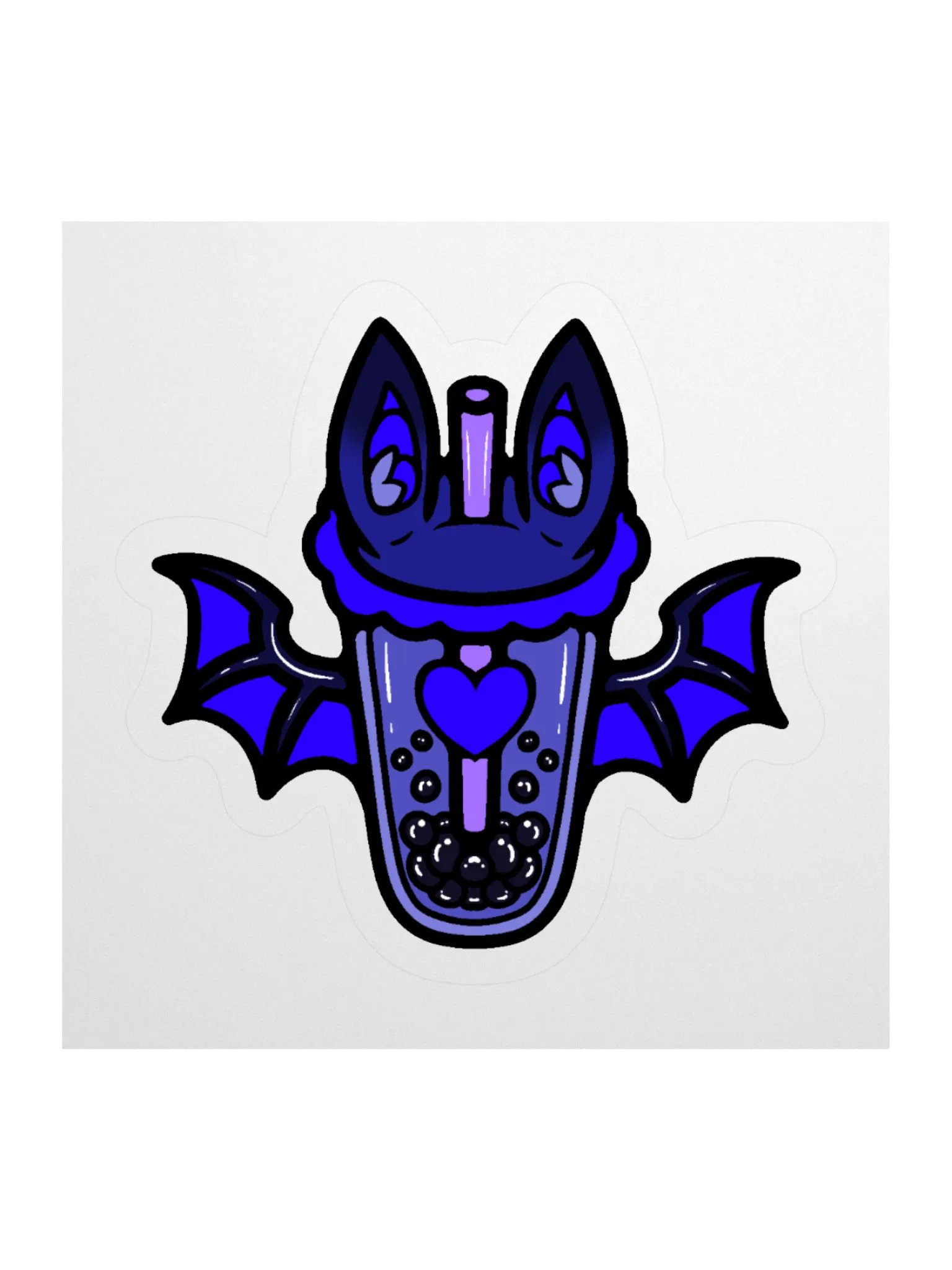 MatchaEXE Indigo Bobat Sticker product image (2)