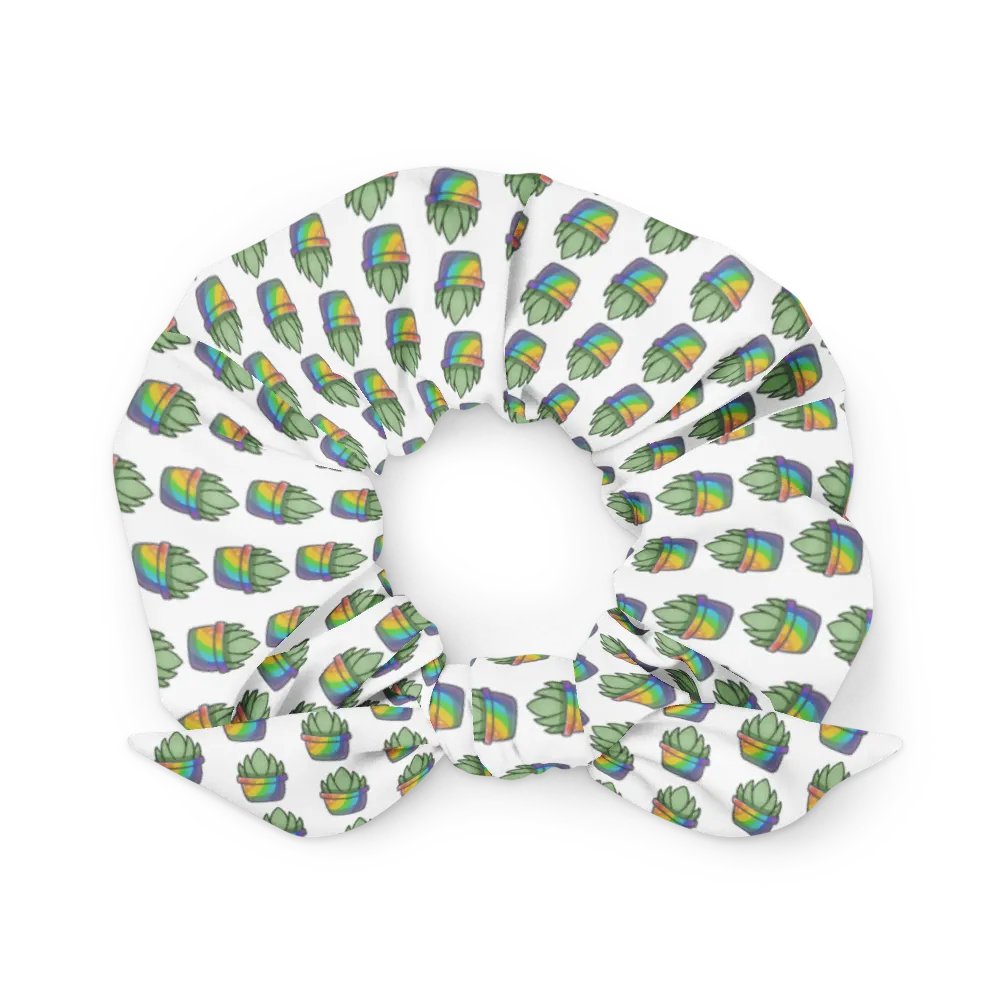 Rainbow Alloe Plant Scrunchie product image (2)