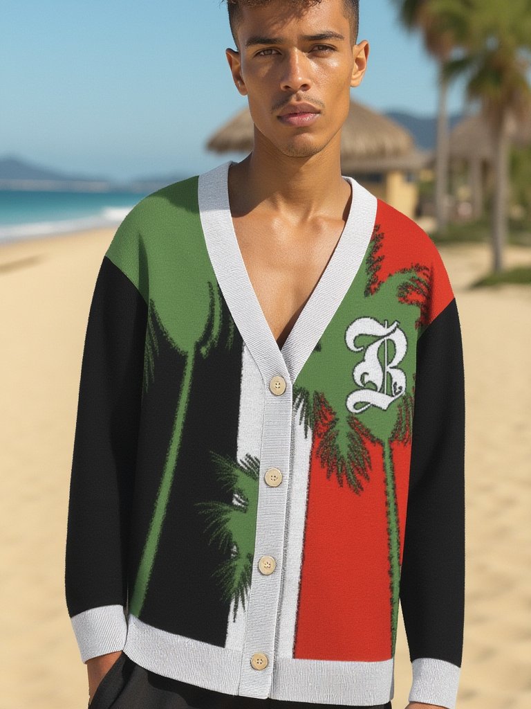 BPC TROPICAL KNITTED CARDIGAN UNISEX product image (11)