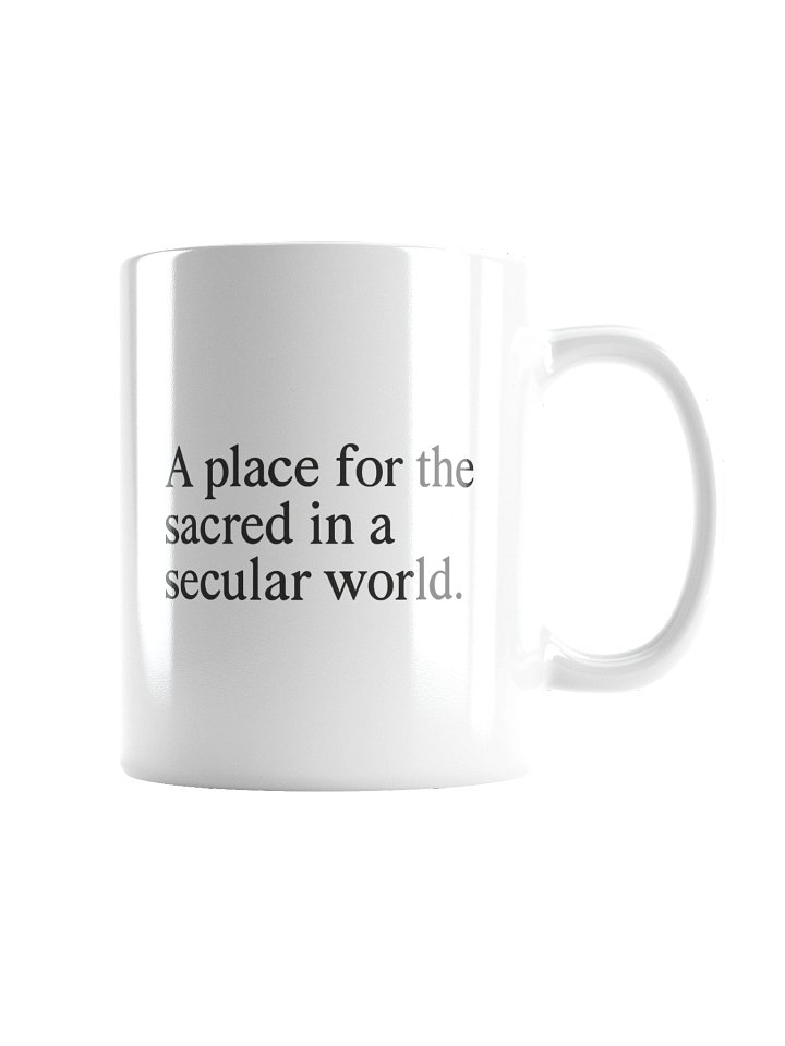 Sacred in Secular World Coffee Mug product image (2)