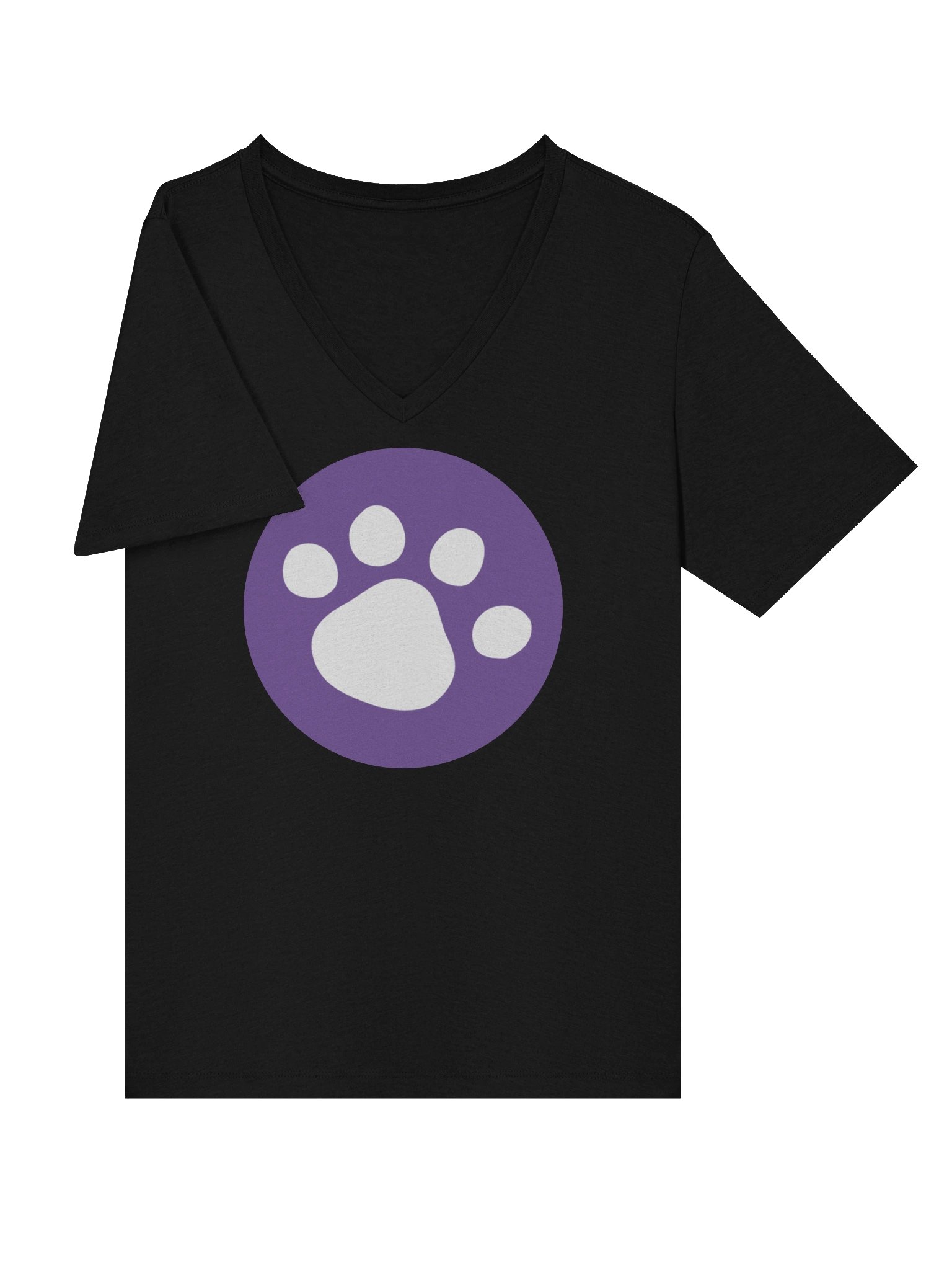 Purple Pawprint V-Neck product image (5)