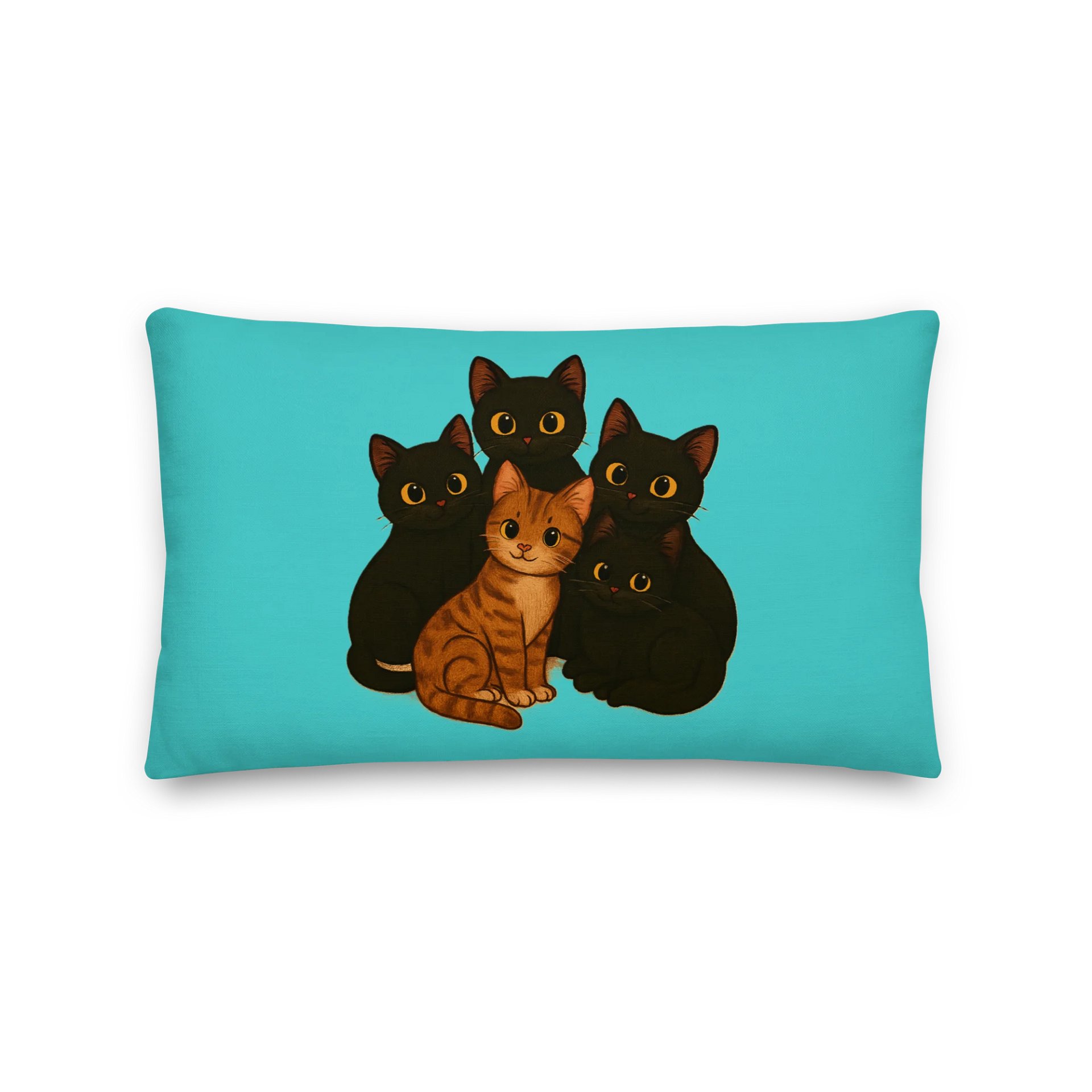 Cat All-Over Pillow product image (2)