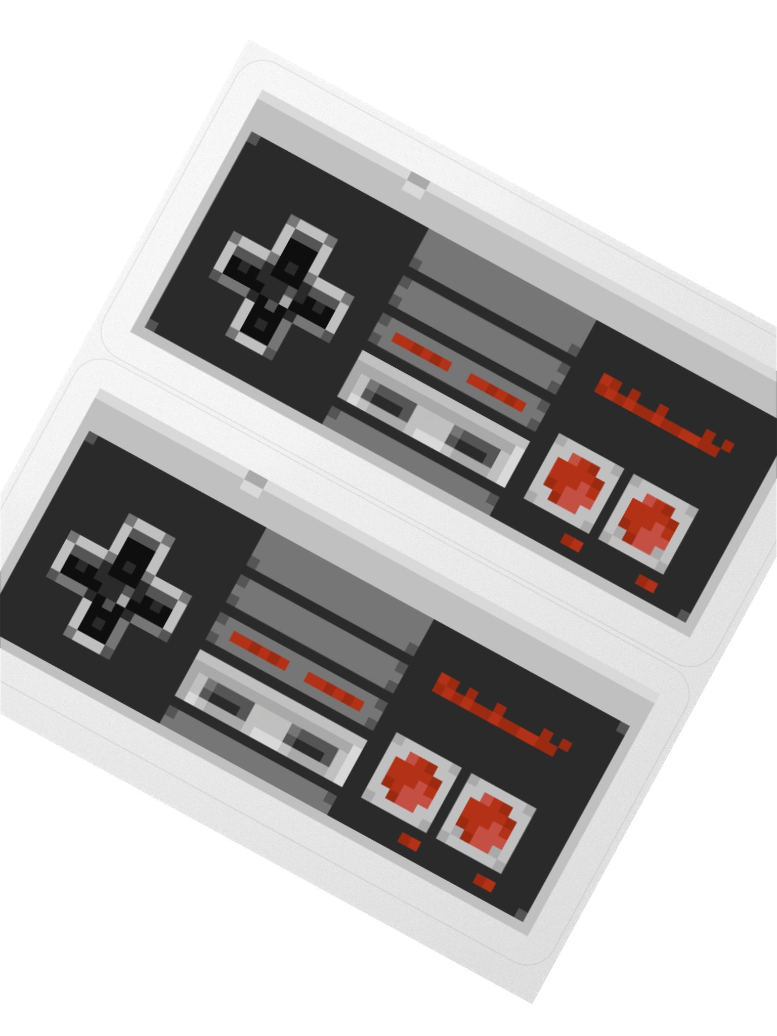 NES Controller Pixel Art Sticker Set product image (4)