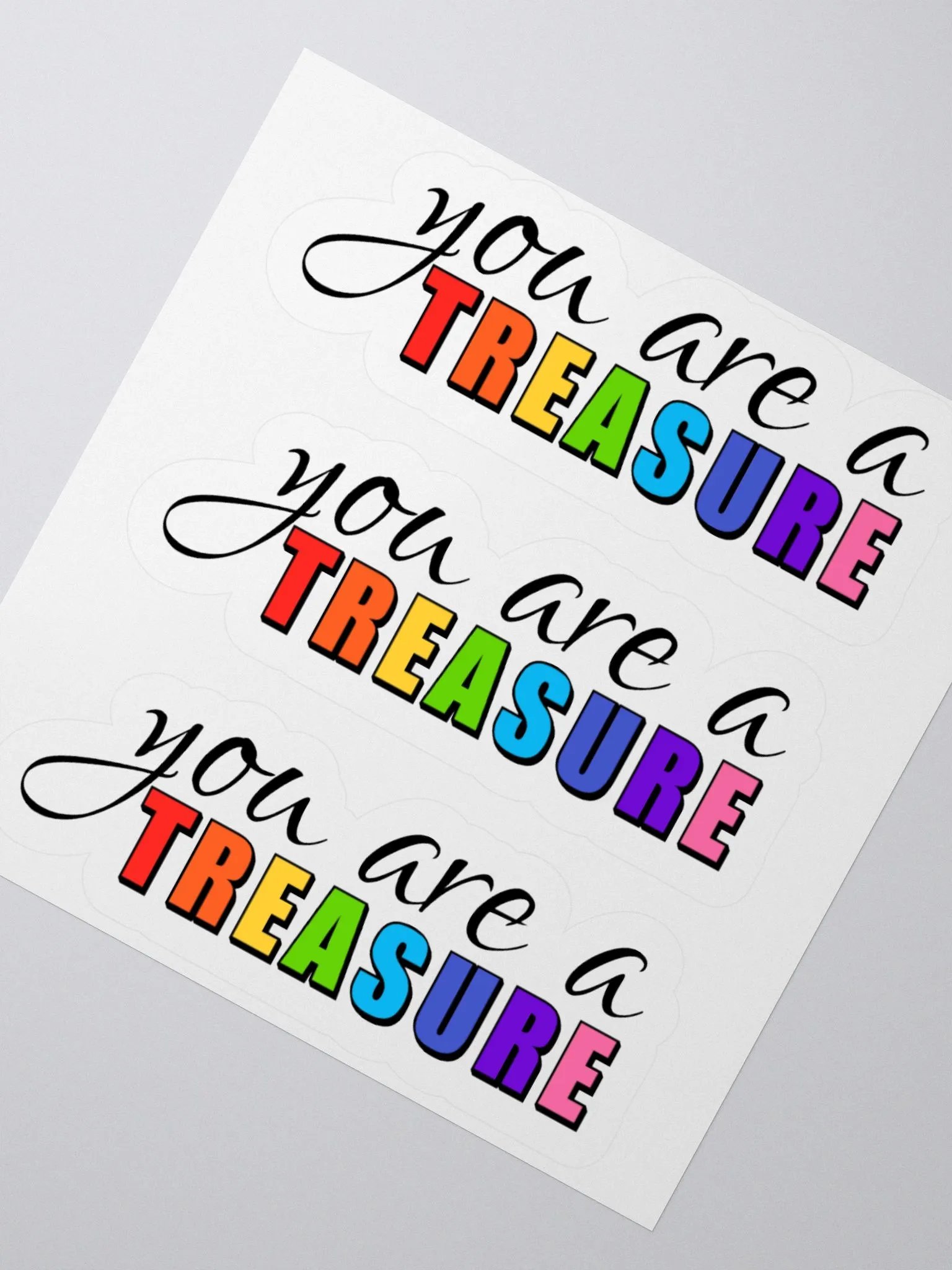 you are a treasure - sticker product image (2)