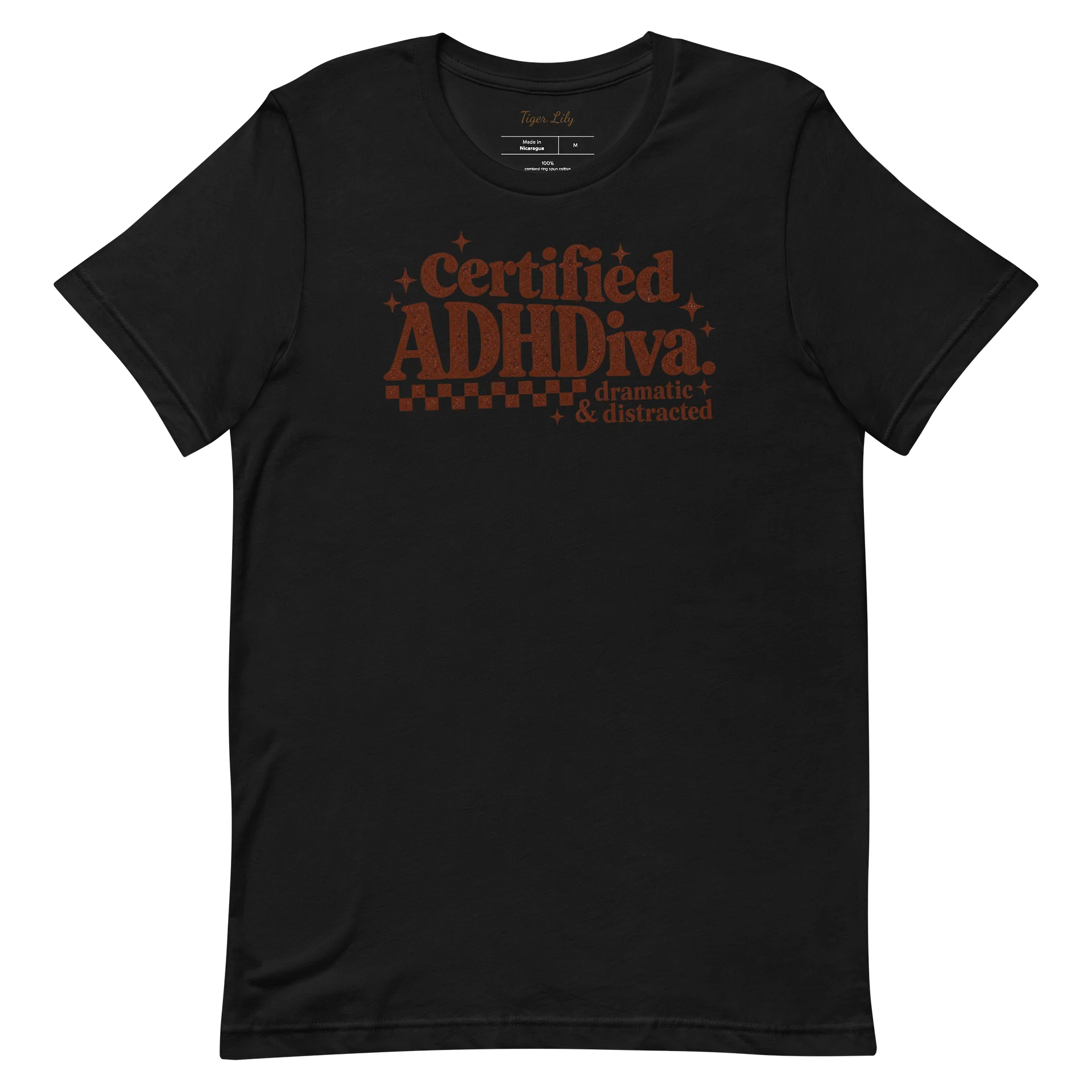 Certified ADHD Diva Sparkle Tee product image (28)