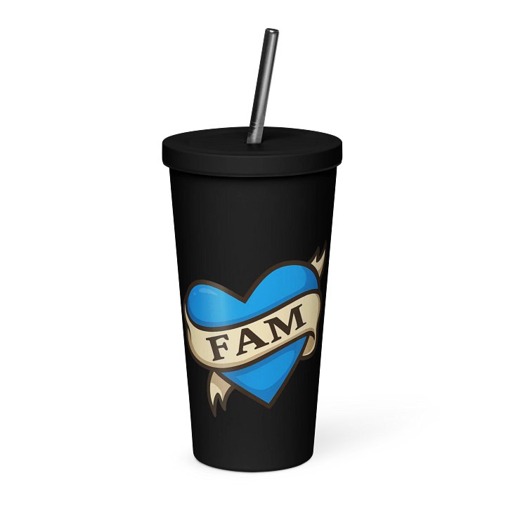 Premium Fam Heart Insulated Tumbler product image (1)