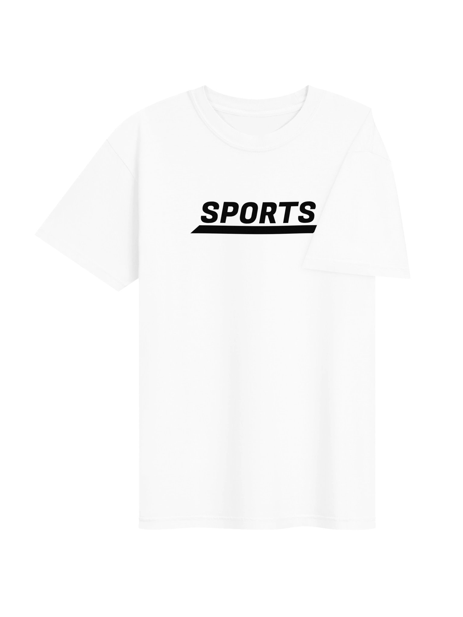 Sports White T-Shirt product image (4)