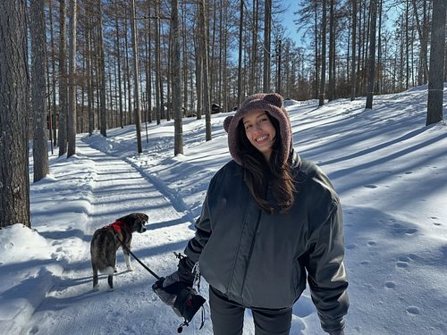 hot girlies go on walkies🐕💕🌲❄️🎀
