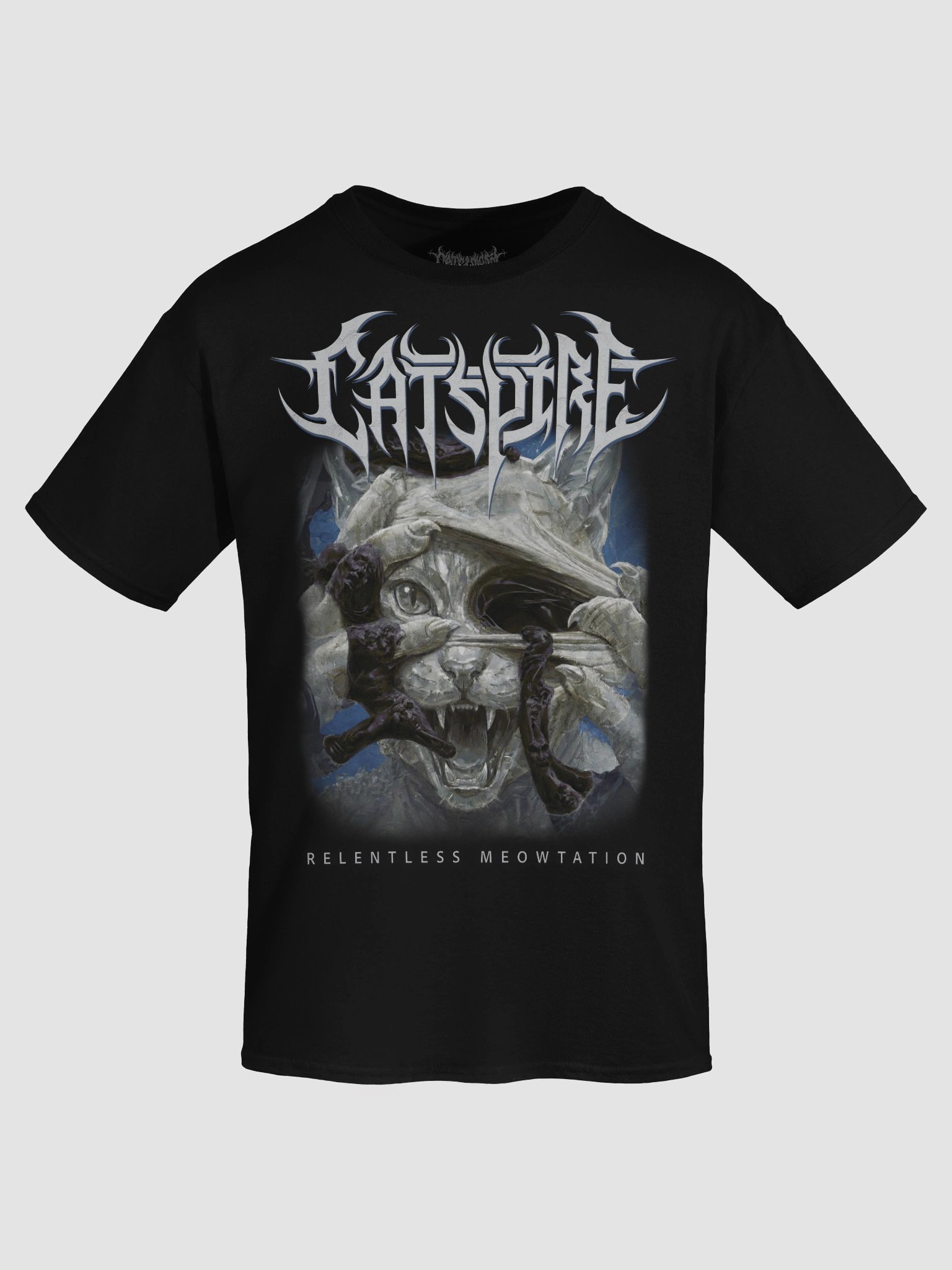 CATSPIRE RELENTLESS MEOWTATION TEE product image (7)