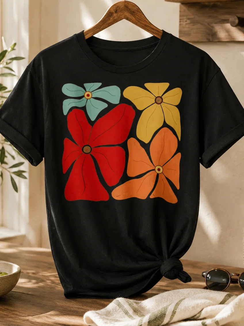 Petals and Olives Heavyweight T-Shirt product image (2)