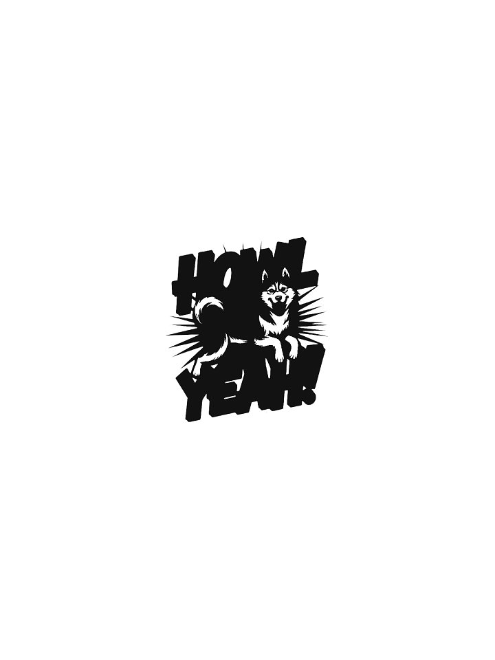 Howl Yeah! Siberian Husky Desk Mat product image (1)