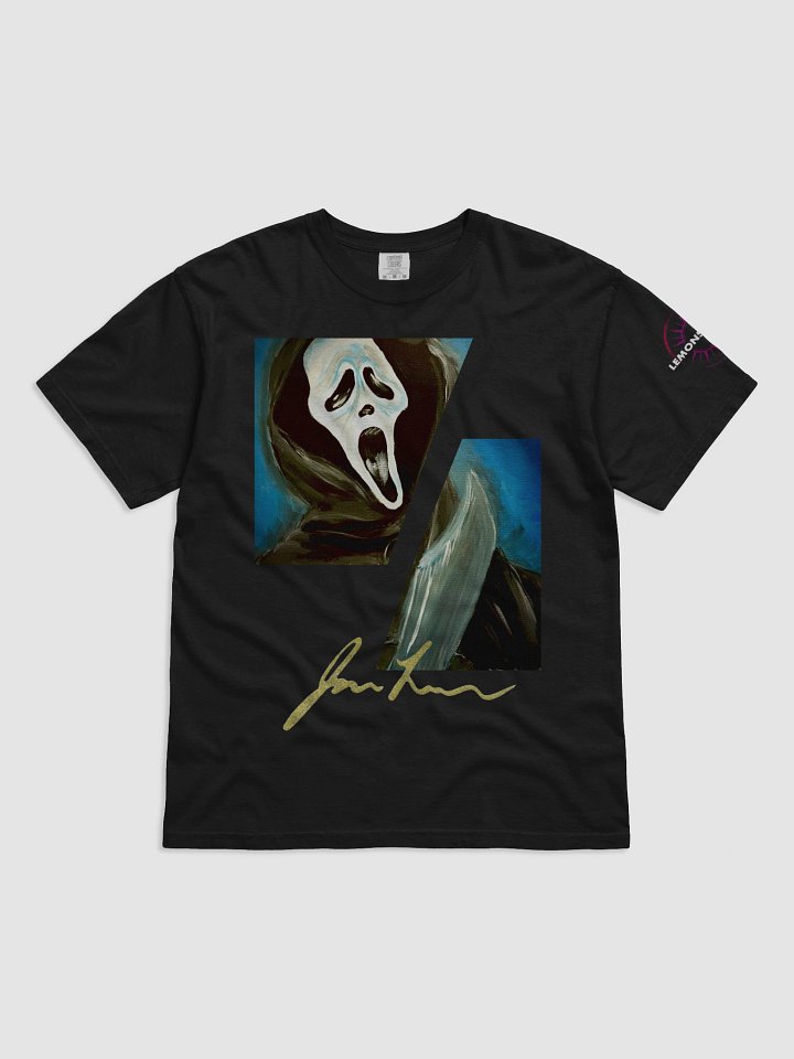Ghostface with a Knife Split Design Tee product image (1)