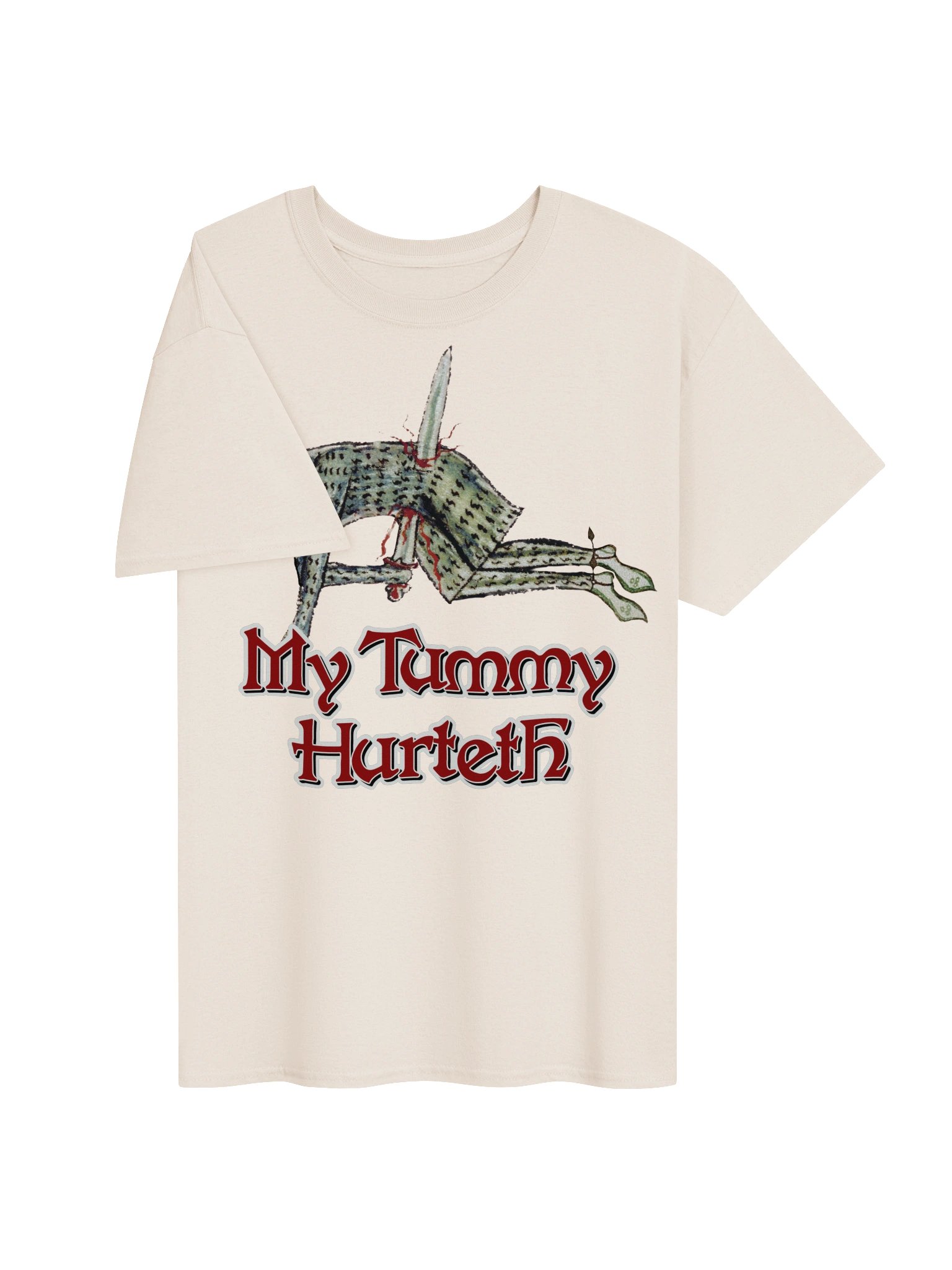 My Tummy Hurteth - Medieval Knight T-shirt product image (83)