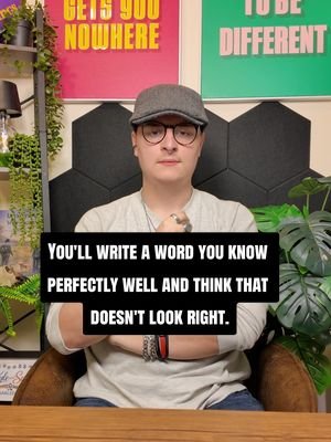 You'll write a word you know perfectly well and think that doesn't look right. #dyslexia #dyslexic #neurodivergent #reading #confidence 