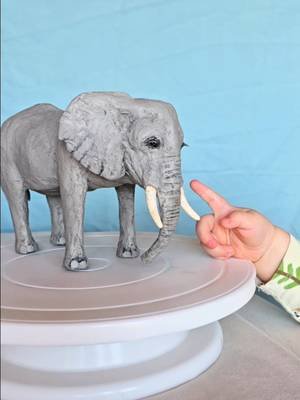 I made an African bush Elephant 🐘 from cardboard 📦 and paper 📃🧻😃 What are your thoughts? #cardboardcrafts #elephant #africanelephant #papercrafts 