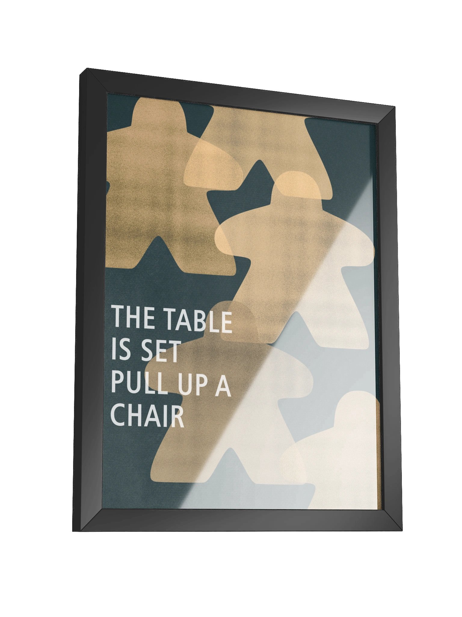 Risograph Meeples Board Game Room Poster - FRAMED product image (10)