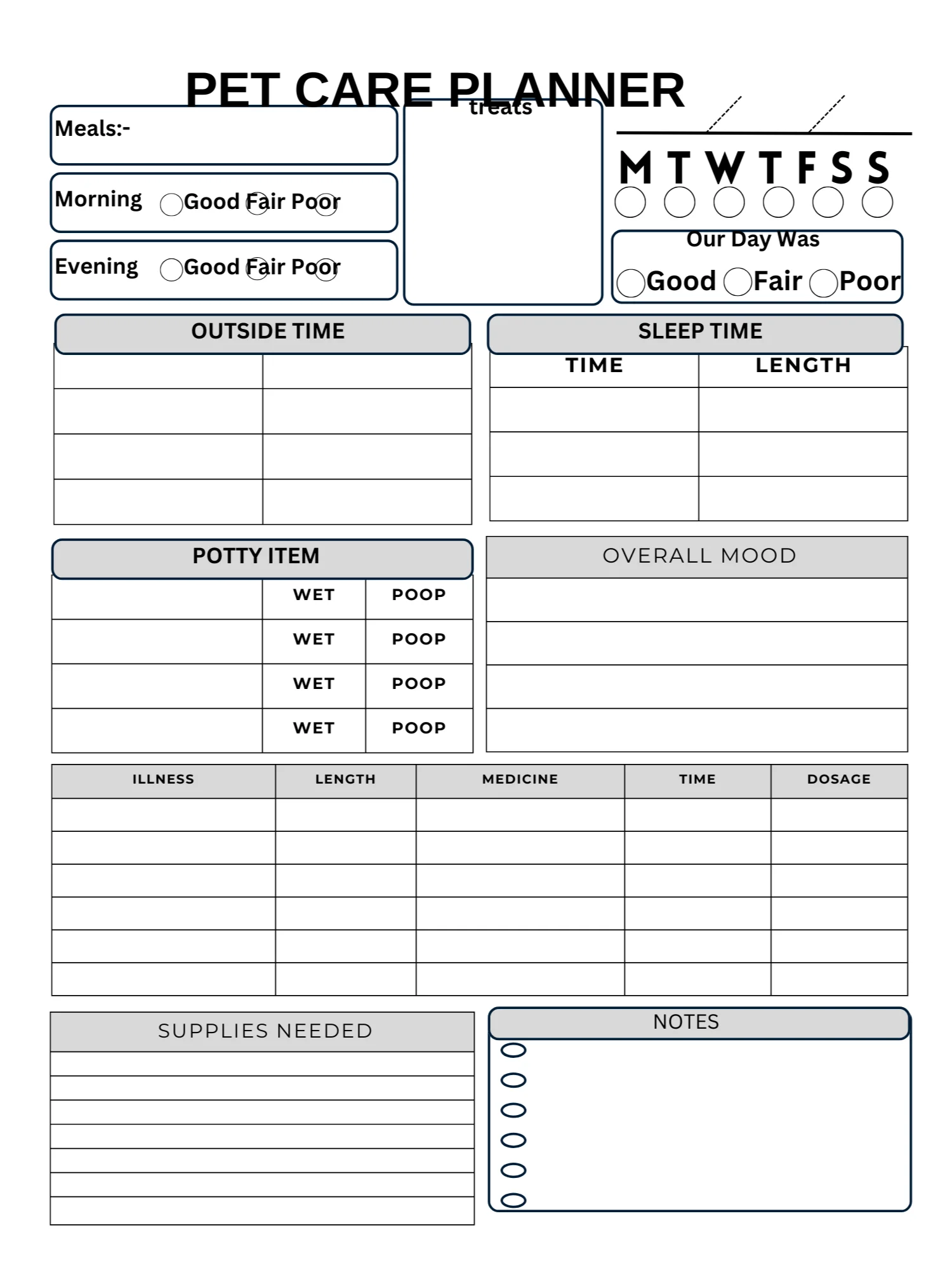 Paws & Plans: A Complete Pet Care Organizer All About My Pet Daily Tails: Pet Routine Tracker Fur Baby Wellness Planner product image (1)