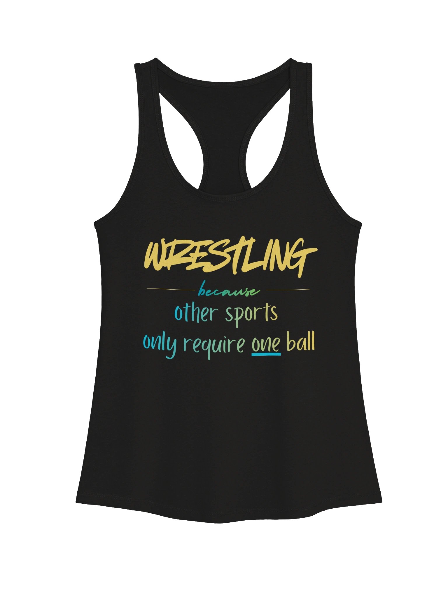 Wrestling Because Other Sports Only Require One Ball Tank product image (1)