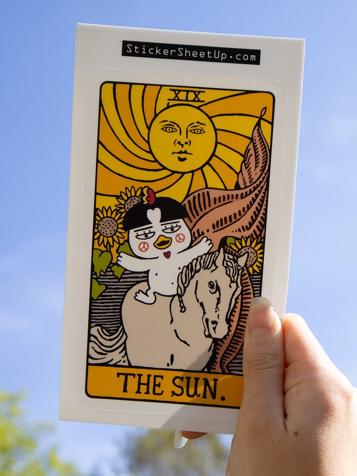 The Sun Tarot Sticker / Spicy Noods Edition product image (1)