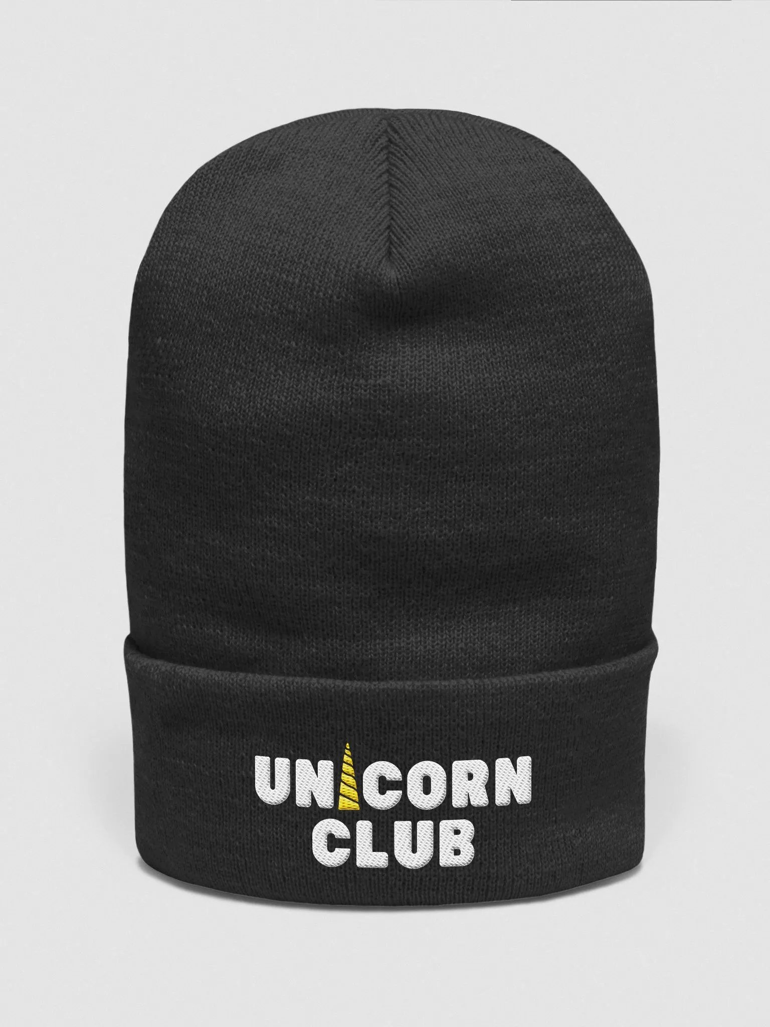 "The Unicorn Club" Beanie - Gold Horn product image (1)